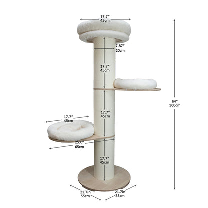 7.87" Thick Pillar Large Cat Tree