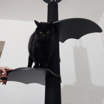 Spooky Gothic Style Cat Trees Floor-to-Ceiling