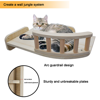 Cat Wall Shelves (Corner)