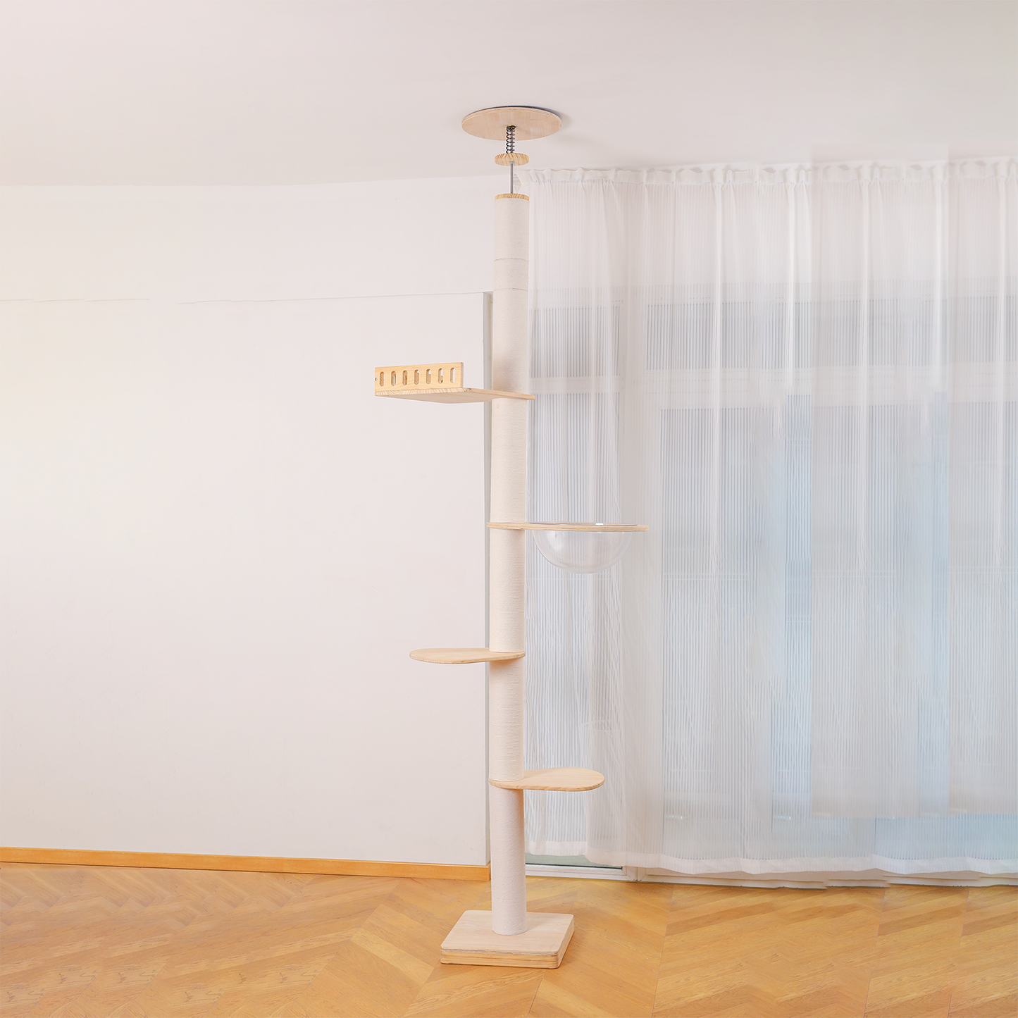 Floor to Ceiling Cat Tree (Dome Space Capsule)