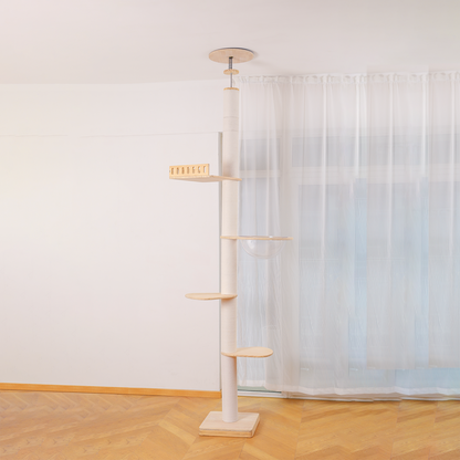 Floor to Ceiling Cat Tree (Dome Space Capsule)