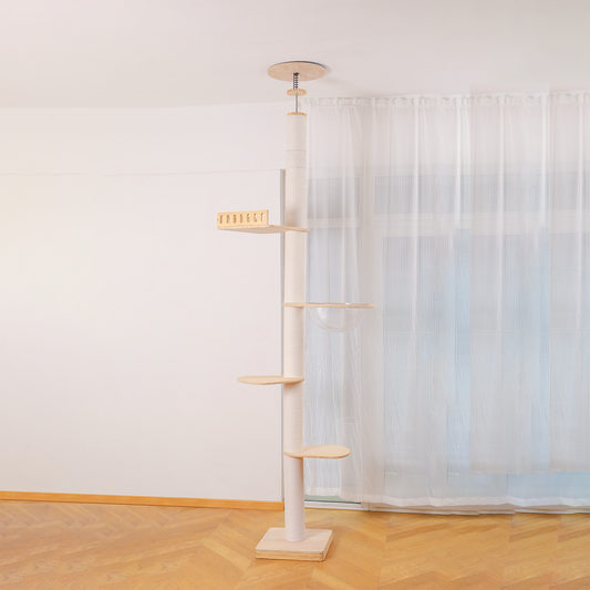 Floor to Ceiling Cat Tree (Dome Space Capsule)