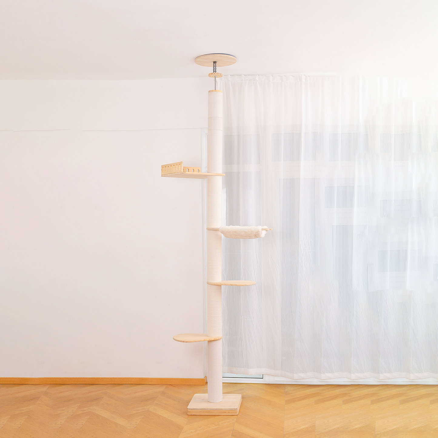 Floor to Ceiling Cat Tree (Soft Hammock)