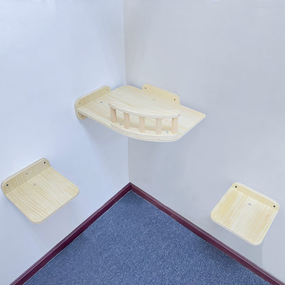 Cat Wall Shelves (Corner)
