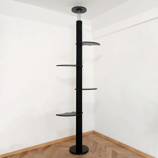 Spooky Gothic Style Cat Trees Floor-to-Ceiling