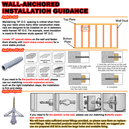 Cat Wall Shelves (Corner)