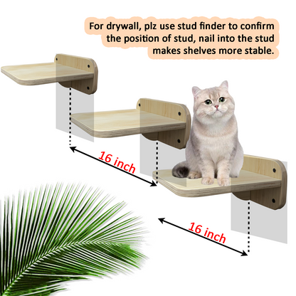 Cat Wall Shelves (Corner)