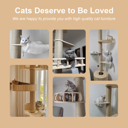 Spooky Gothic Style Cat Trees Floor-to-Ceiling