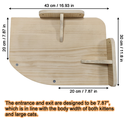 Cat Wall Shelves (Corner)